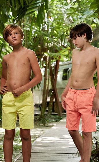 Costume Da Bagno Bambino 2 Pezzi - Maglietta E Pantaloncini | Poliestere Ed Elastan | Per Piscina E Spiaggia - Foto 2
