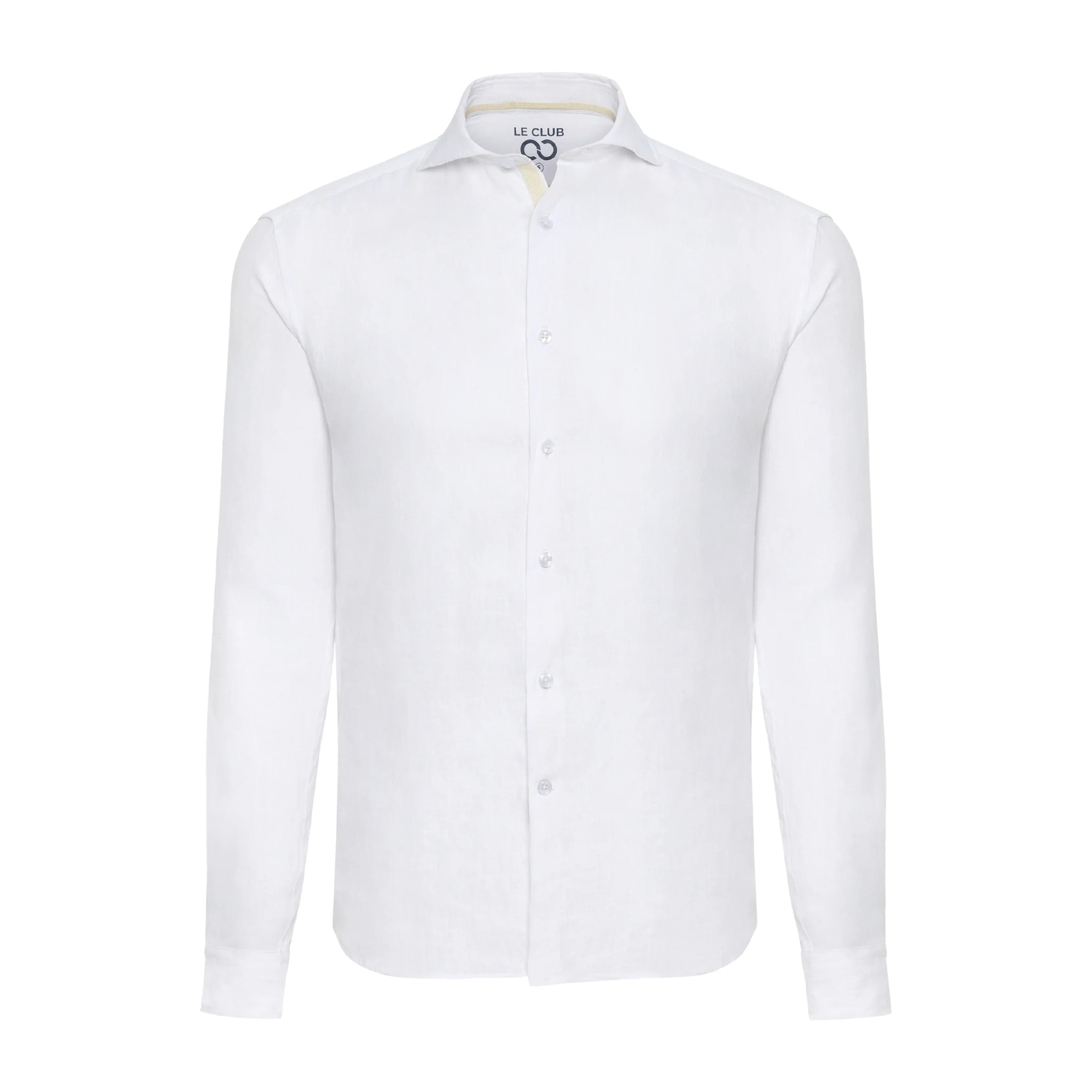 white linen dress shirt mens Classic White Italian Linen Shirt S - White - Mens Tops - S