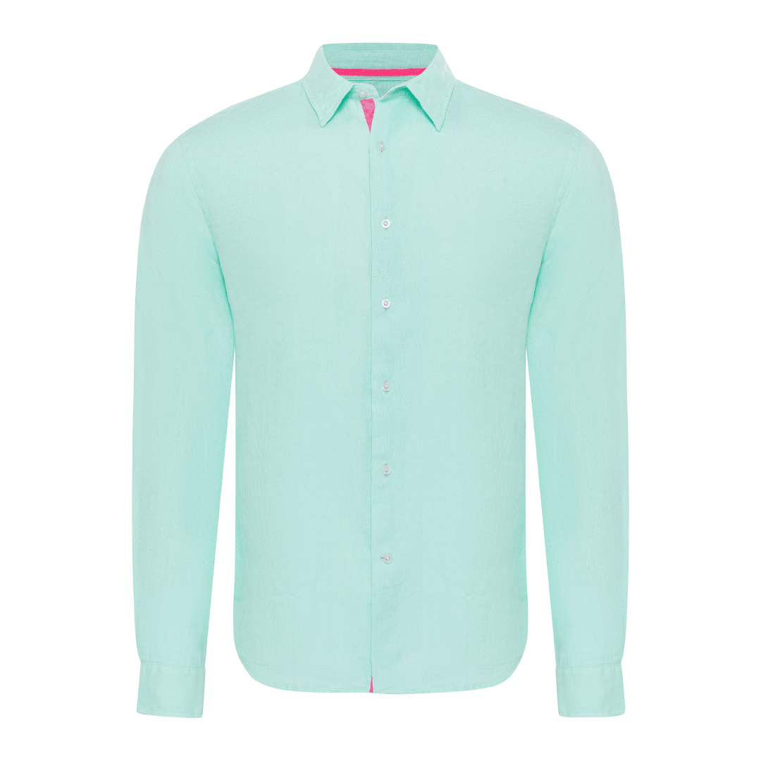 Le Club Original Peter Linen Shirt - Mint XXL / Button Up Shirt - Linen Dress Shirt - Long Sleeve - Summer Shirt - Mens Linen Shirt - Casual Shirt Le Club Original Peter Linen Shirt - Mint XXL / Button Up Shirt - Linen Dress Shirt - Long Sleeve - Summer Shirt - Mens Linen Shirt - Casual Shirt