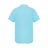 Peter Linen Boys Shirt - Aqua - Le Club Original - Boys Tops