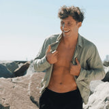 Peter Linen Shirt - Army green