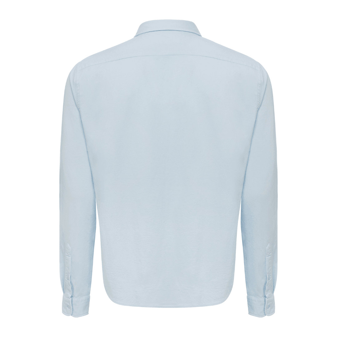 Oxford Cotton Shirt - Sky - Le Club Original - Mens Tops