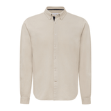 Oxford Cotton Shirt - Beige - Le Club Original - Mens Tops