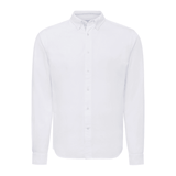 Oxford Cotton Shirt - White - Le Club Original - Mens Tops