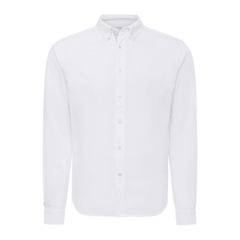 Oxford Cotton Shirt - White - Le Club Original - Mens Tops