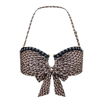 Geo Love Olivia Scoop Bralette Bikini Top - Image 1