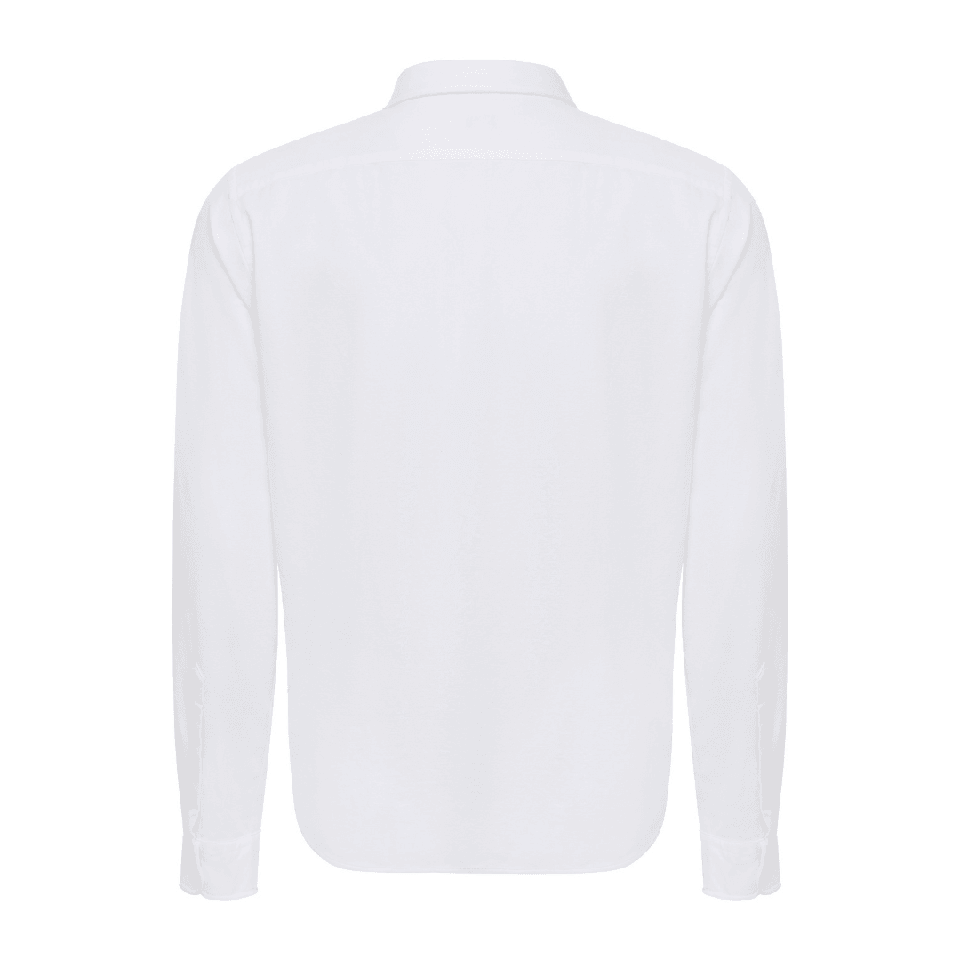 Oxford Cotton Shirt - White - Le Club Original - Mens Tops