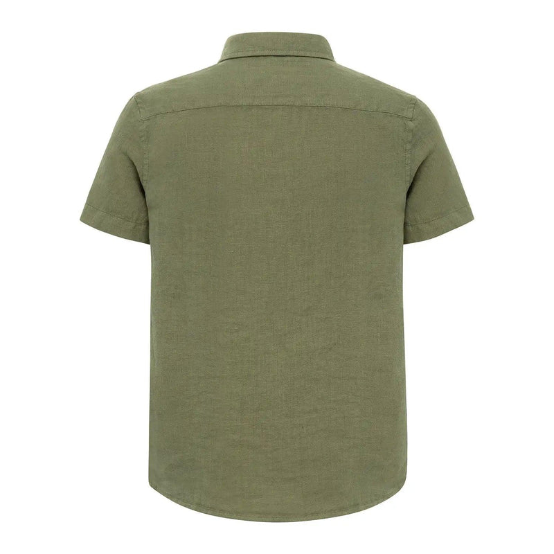 Peter Linen Boys Shirt - Army Green - Le Club Original - Boys Tops