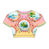 La Plage Summer Crop Rash Guard