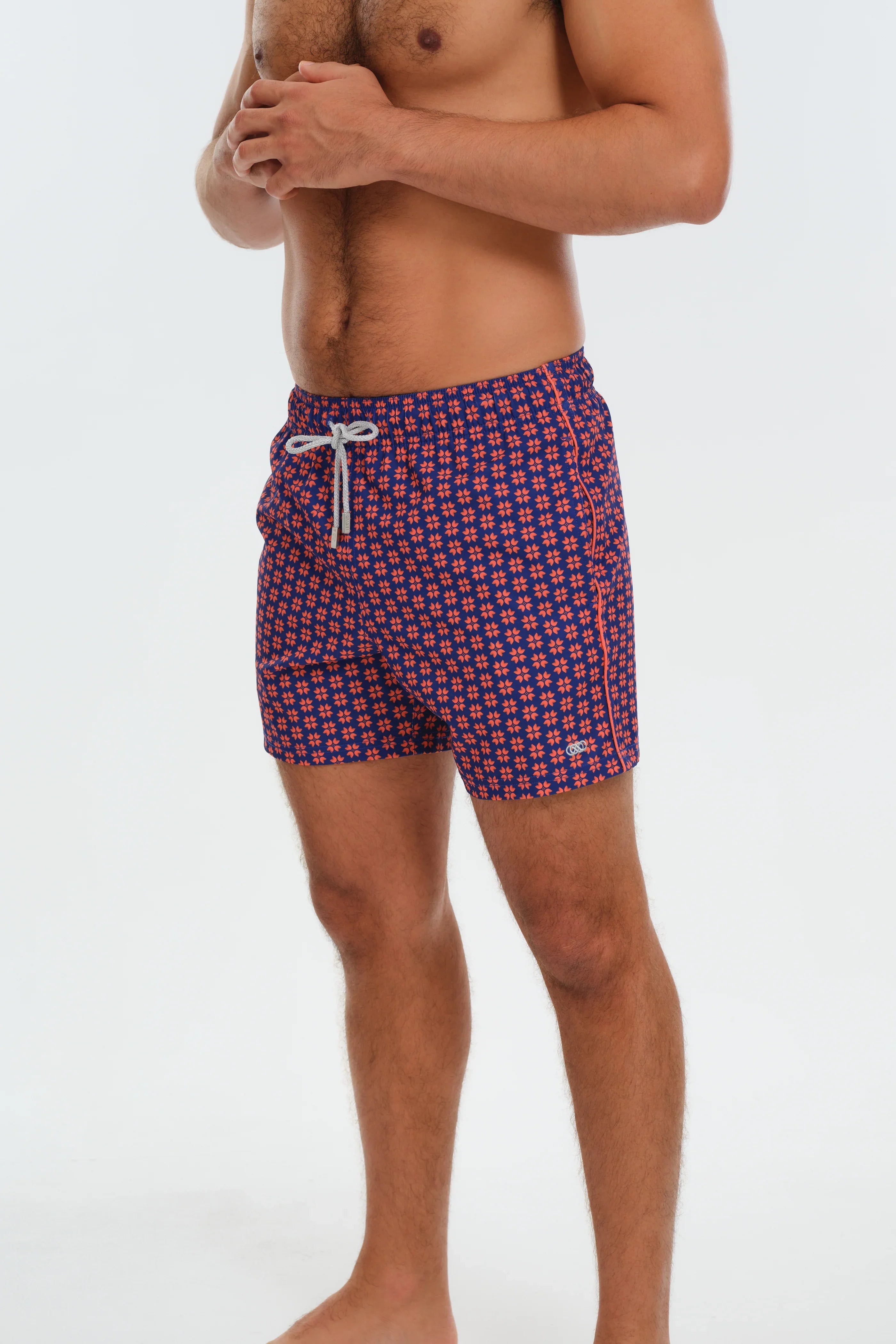 Men wearing Hidden Flowers Front 