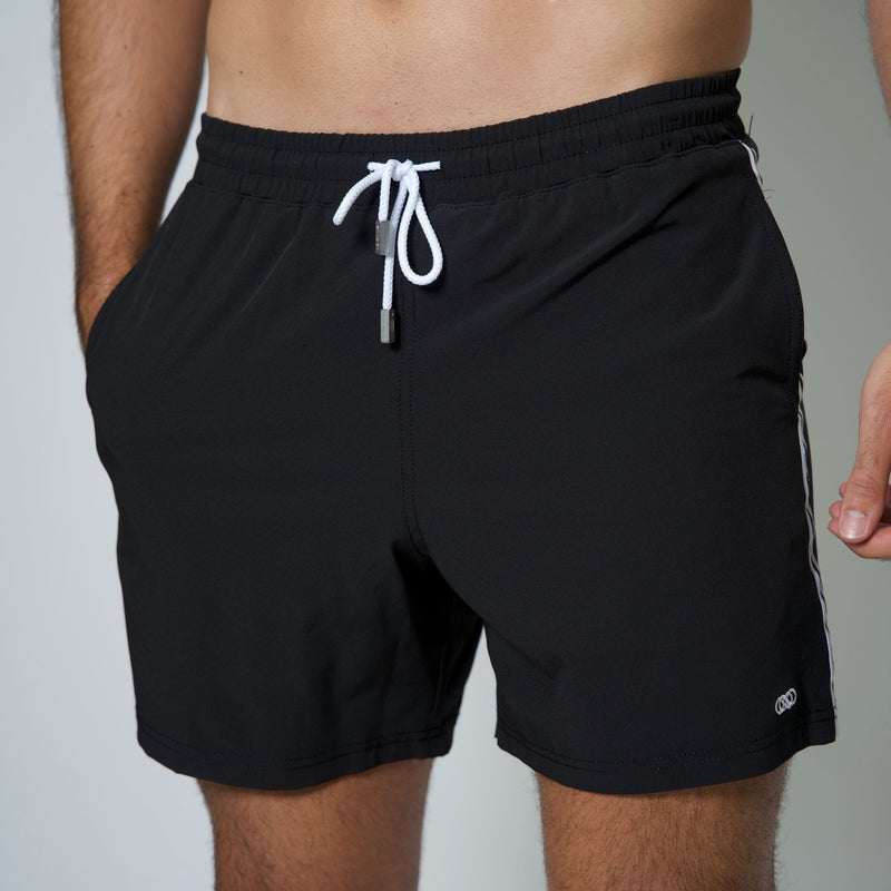 Hybrid Black_Le Club_Swim Trunk