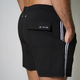 Hybrid Black_Le Club_Swim Trunk