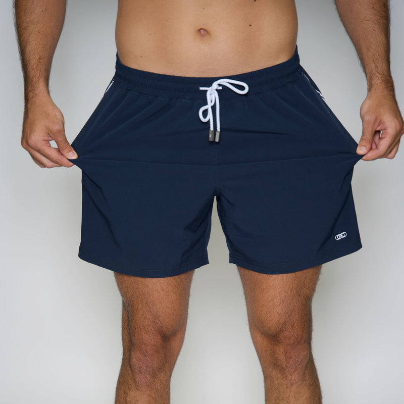 Hybrid Navy_Le Club_Swim Trunk