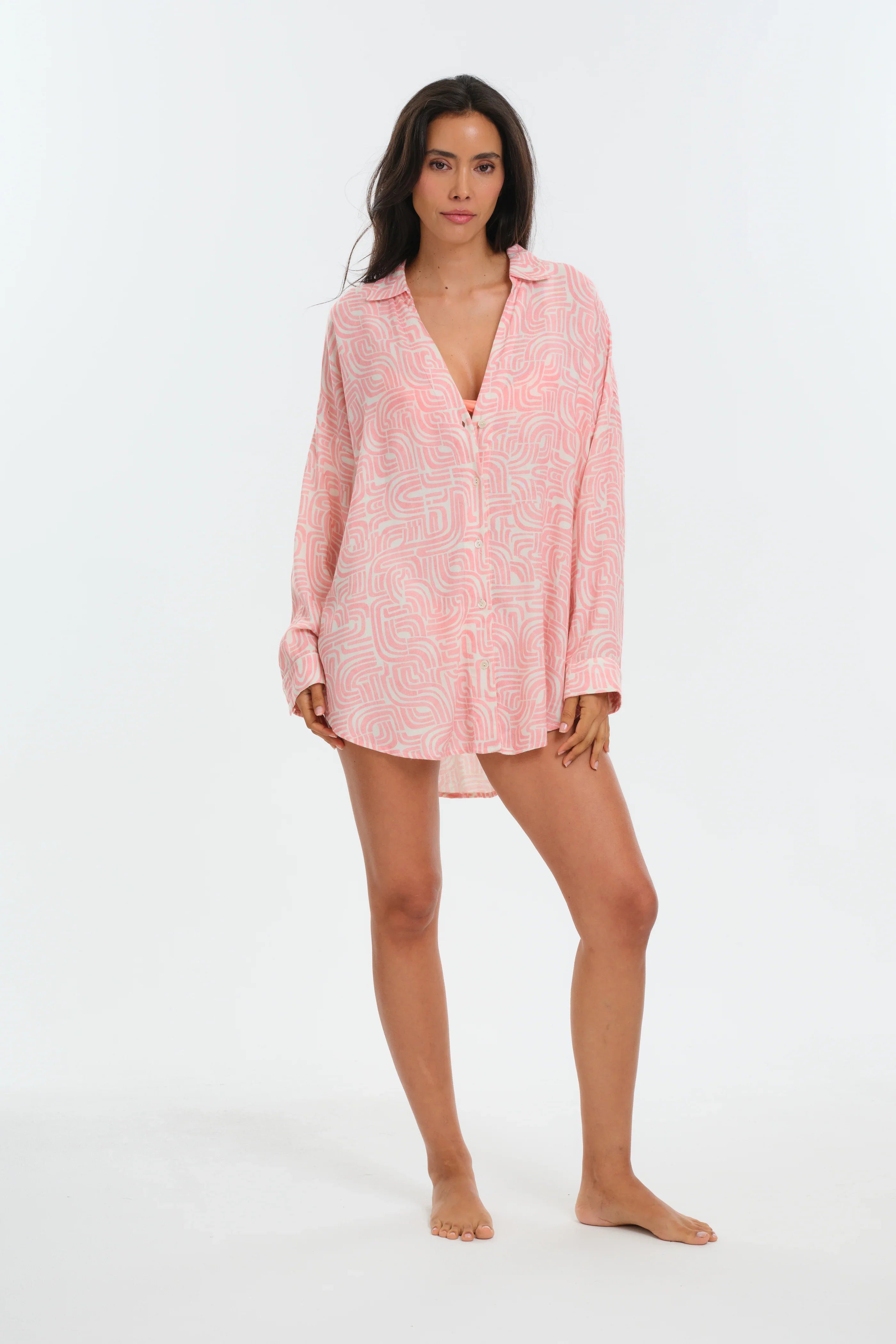Woman wearing Ibiza Shirt Front