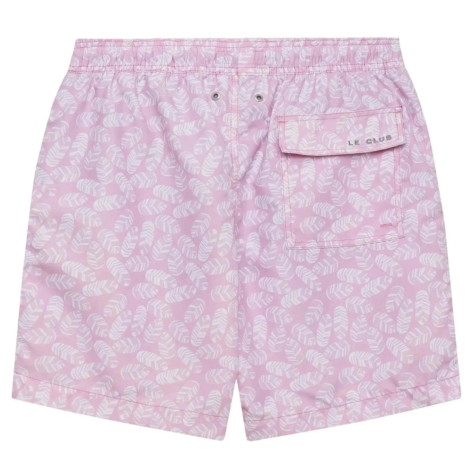 Le Club Capri Mid Swim Short Pink