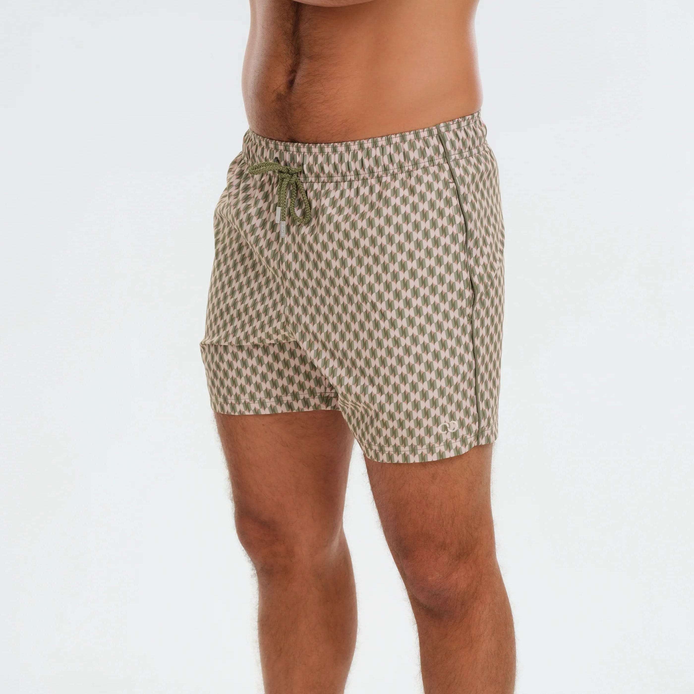 Grid Walk print (men's style shown)