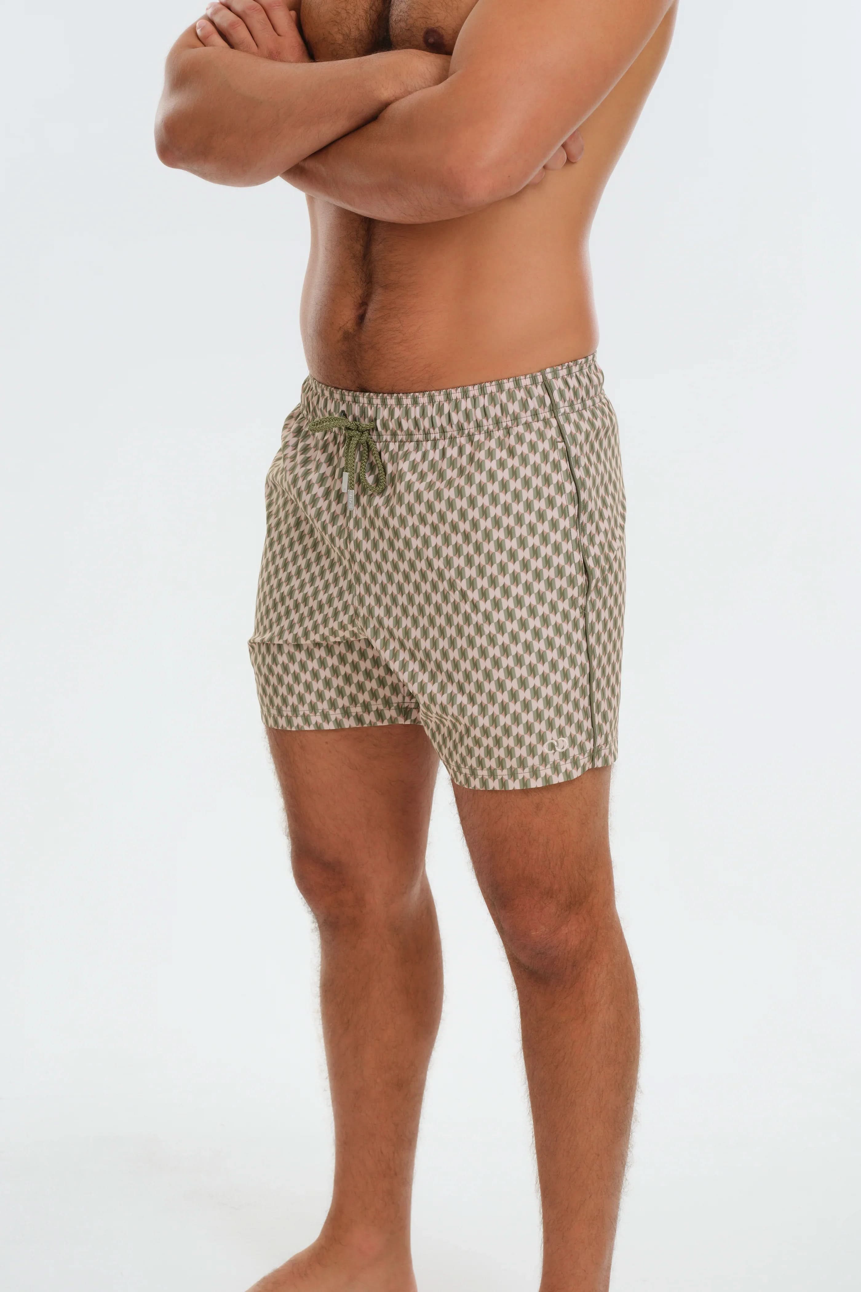 Grid Walk print (men's style shown)