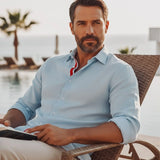 Peter Linen Shirt - Sky