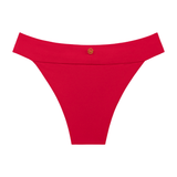 Ruby Hipster Full Coverage Bikini Bottom - Solid Passion Flower - Image 2