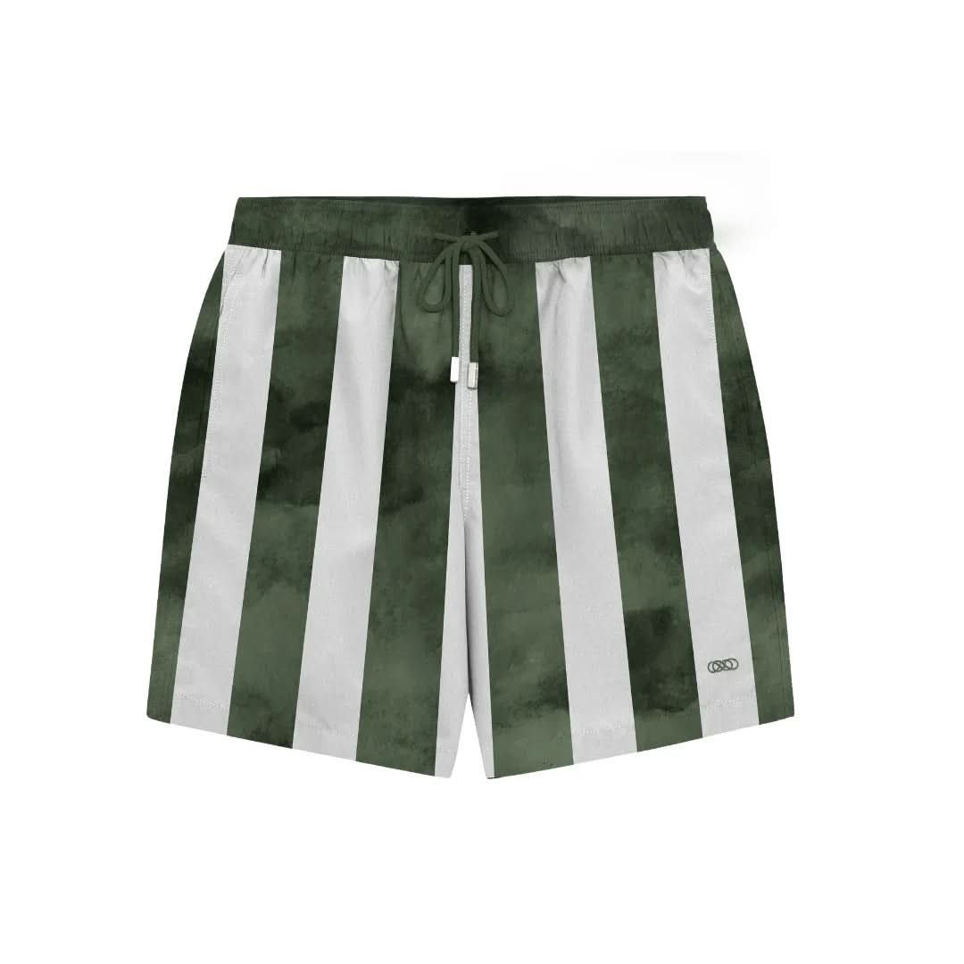 Drift Lines Olive print (men's style shown)
