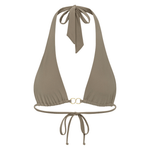 Willow Triangle Slider Bikini Top - Solid Dove - Image 1