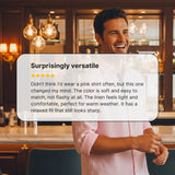 Peter Linen Shirt - Pink