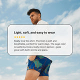 Chemise en lin Peter - Blanc