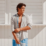 Peter Linen Shirt - Gray