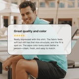 Oxford Cotton Shirt - Aqua