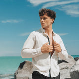 Oxford Cotton Shirt - Beige