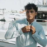 Oxford Cotton Shirt - Sky