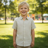 Peter Linen Boys Shirt - Sage