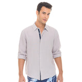 Peter Linen Shirt - Gray - Le Club Original