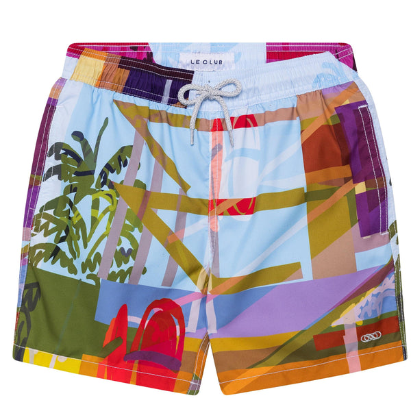 Miami Beach Tower 1 Boys - Le Club Original - Swim Shorts