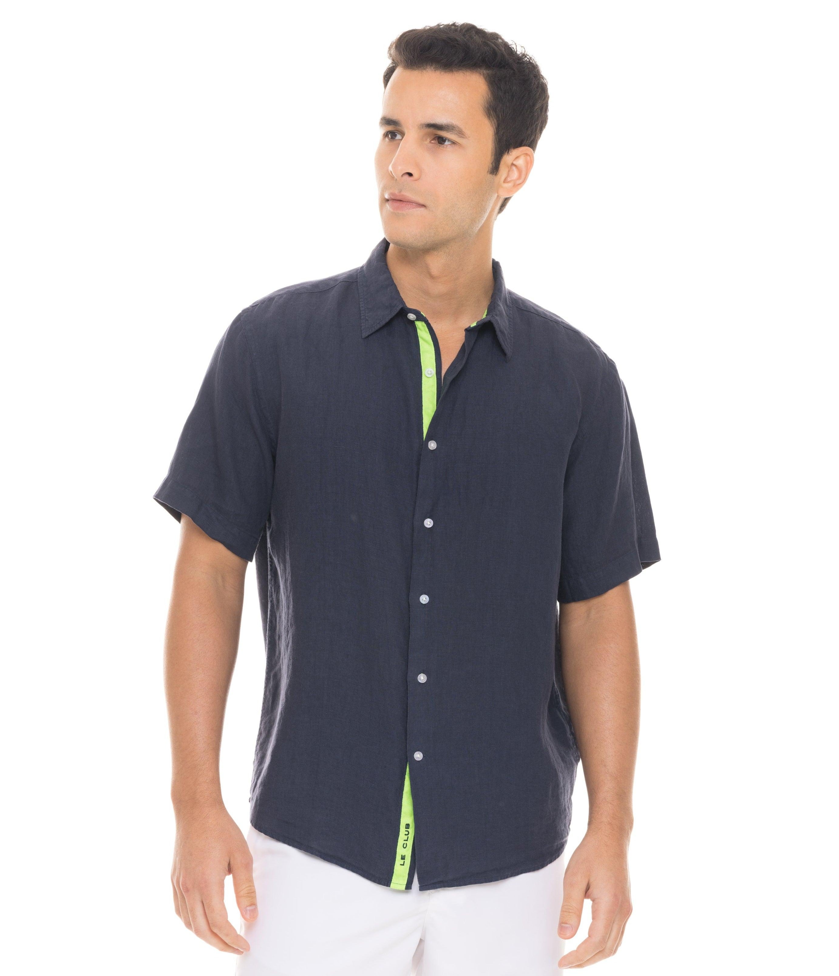 Peter Short Sleeve - Navy - Le Club Original