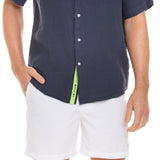 Peter Short Sleeve - Navy - Le Club Original