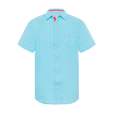 Peter Linen Boys Shirt - Aqua