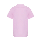 Camicia da bambino in lino Peter - rosa