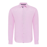 Camicia in lino Peter - rosa