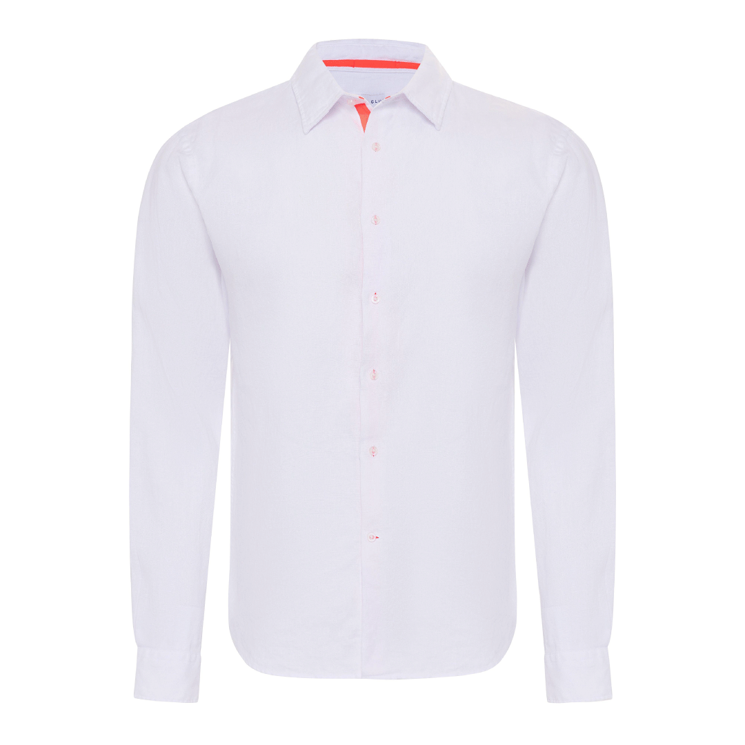 white linen dress shirt mens Button-up Shirt, Off-white, Plus Size White Linen Shirt HOT ! White Next Mens