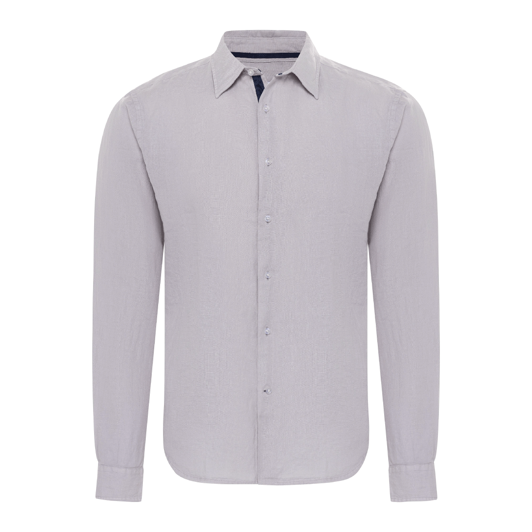 Le Club Original Peter Linen Shirt - Gray S / Button Up Shirt - Linen Dress Shirt - Long Sleeve - Summer Shirt - Mens Linen Shirt - Casual Shirt Le Club Original Peter Linen Shirt - Gray S / Button Up Shirt - Linen Dress Shirt - Long Sleeve - Summer Shirt - Mens Linen Shirt - Casual Shirt