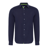 Camicia in lino Peter - Navy